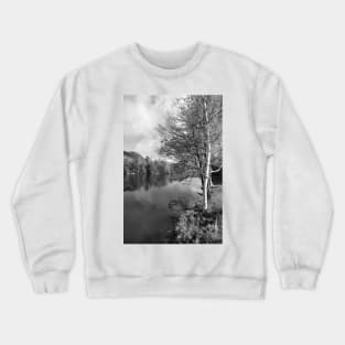 Lake Birch Trees Crewneck Sweatshirt